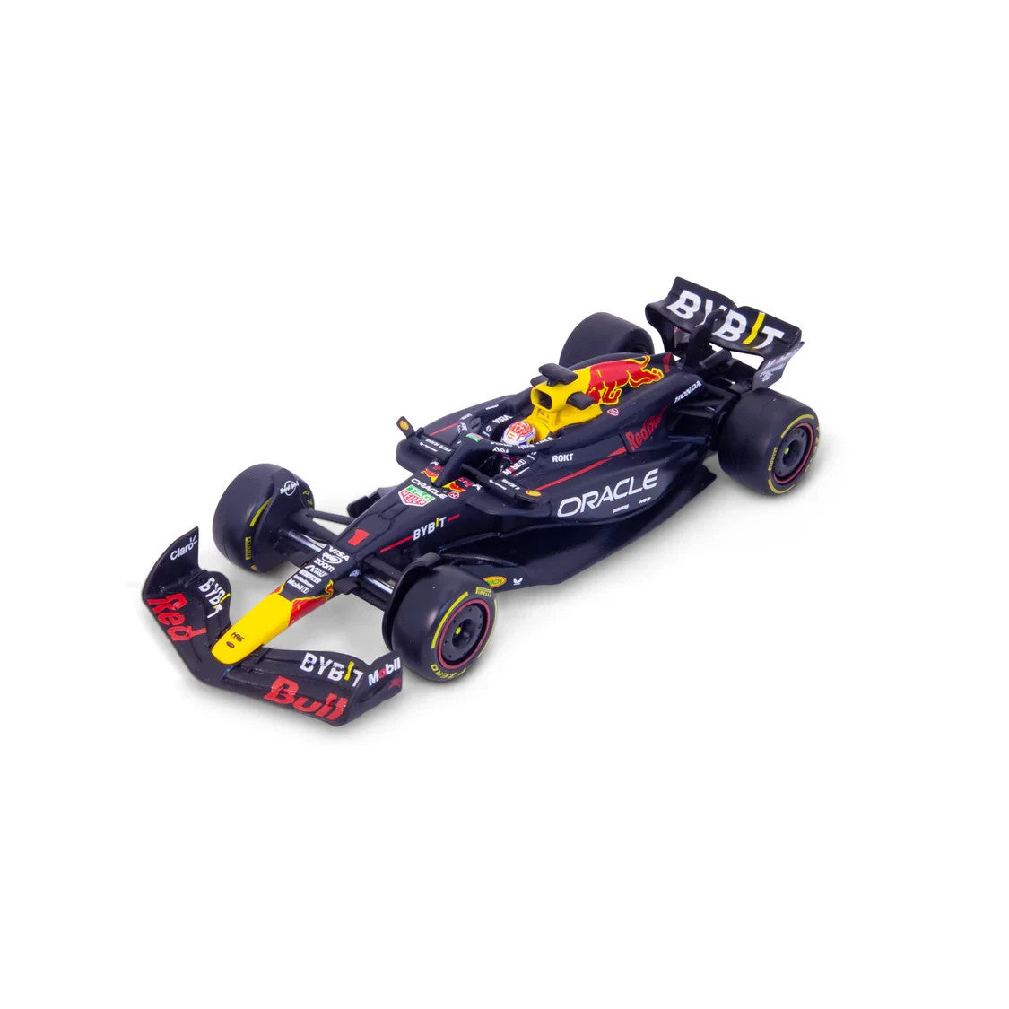 Burago 1:43 Oracle Redbull Racing RB20 Car With Max Verstappen Helmet #18-38098V