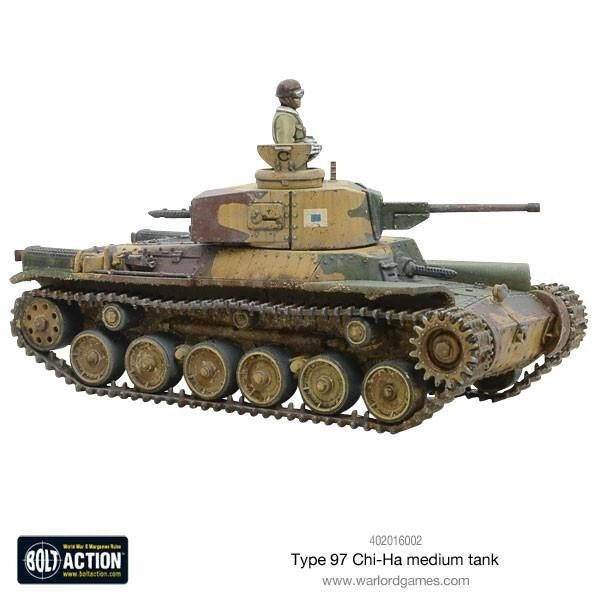 Warlord Games Bolt Action 1:56 Scale WWII Type 97 CHI-HA Medium Tank - 402016002