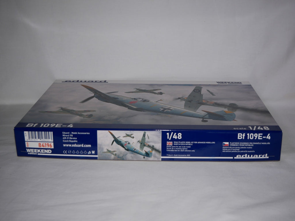 Eduard 1:48 Scale WWII Messerschmitt Bf 109E-4 Weekend Edition Model Kit - 84196