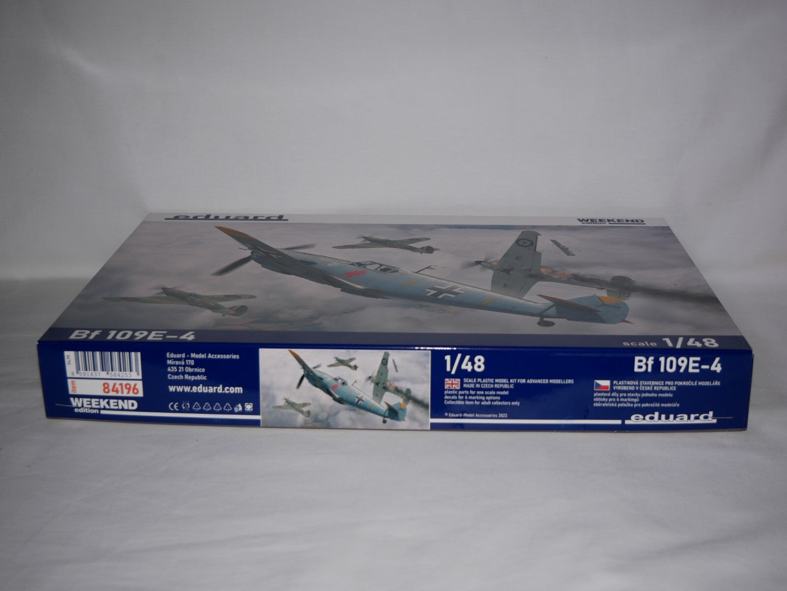 Eduard 1:48 Scale WWII Messerschmitt Bf 109E-4 Weekend Edition Model Kit - 84196