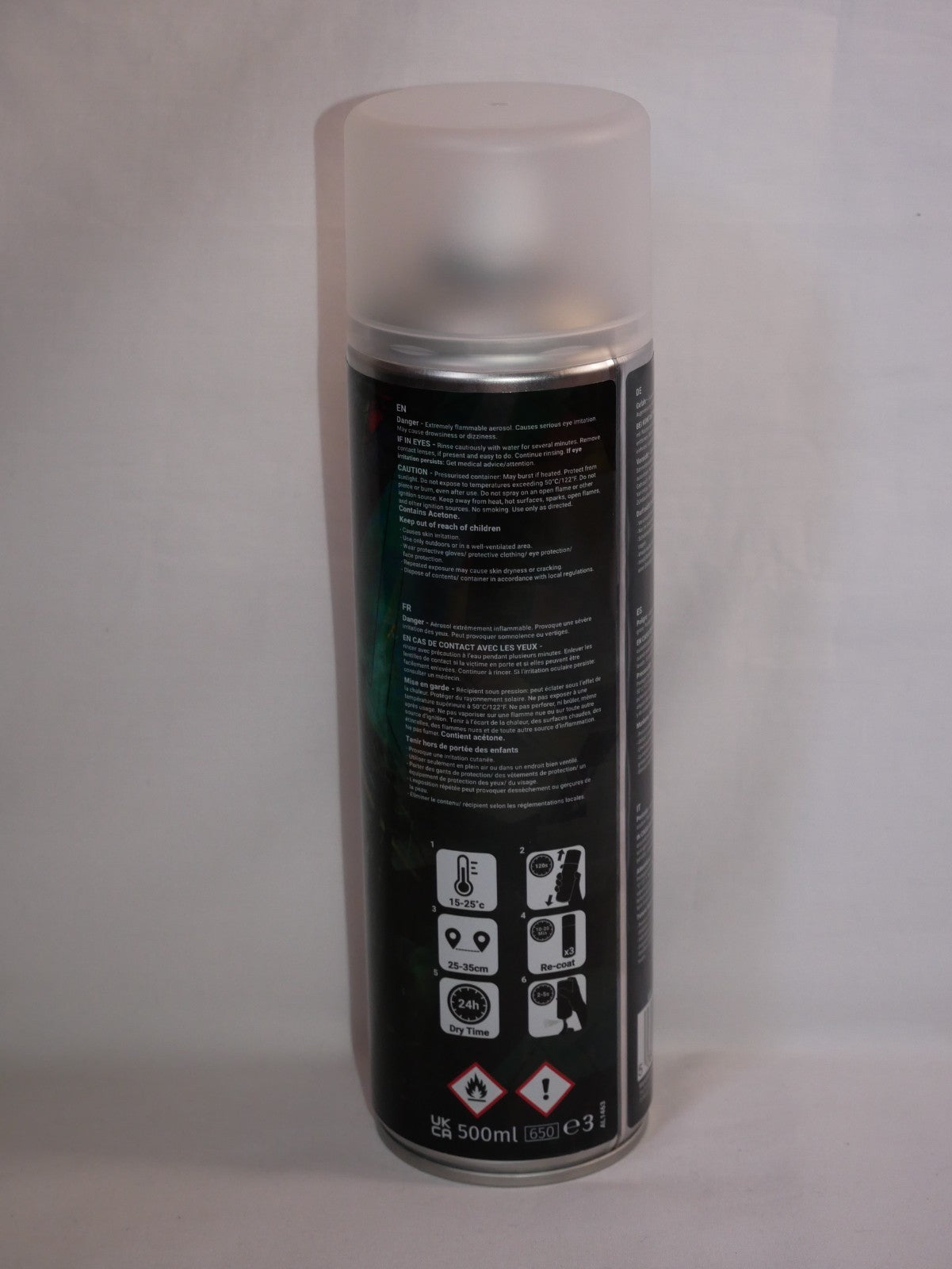 Colour Forge Death Rattle Green Matt Finish Model Primer 500ml Aerosol Spray Can