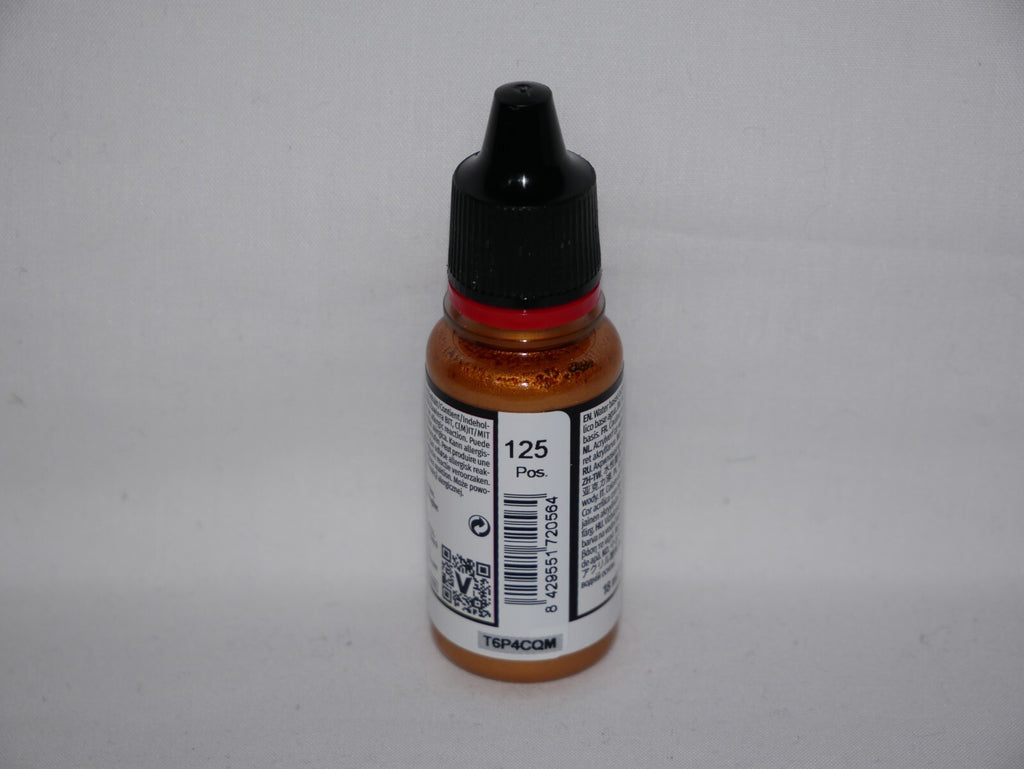 Vallejo Game Color Acrylic Metallics Glorious Gold 18ml Dropper Bottle - 72.056