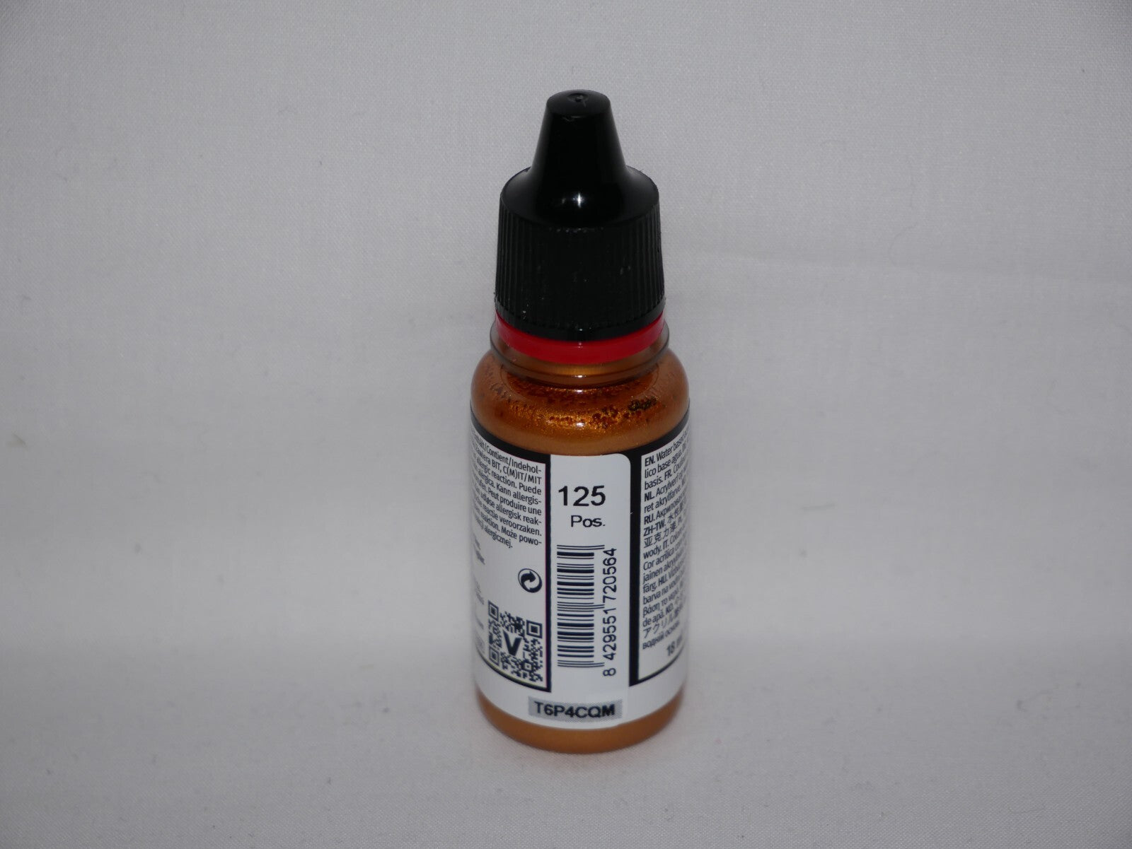 Vallejo Game Color Acrylic Metallics Glorious Gold 18ml Dropper Bottle - 72.056