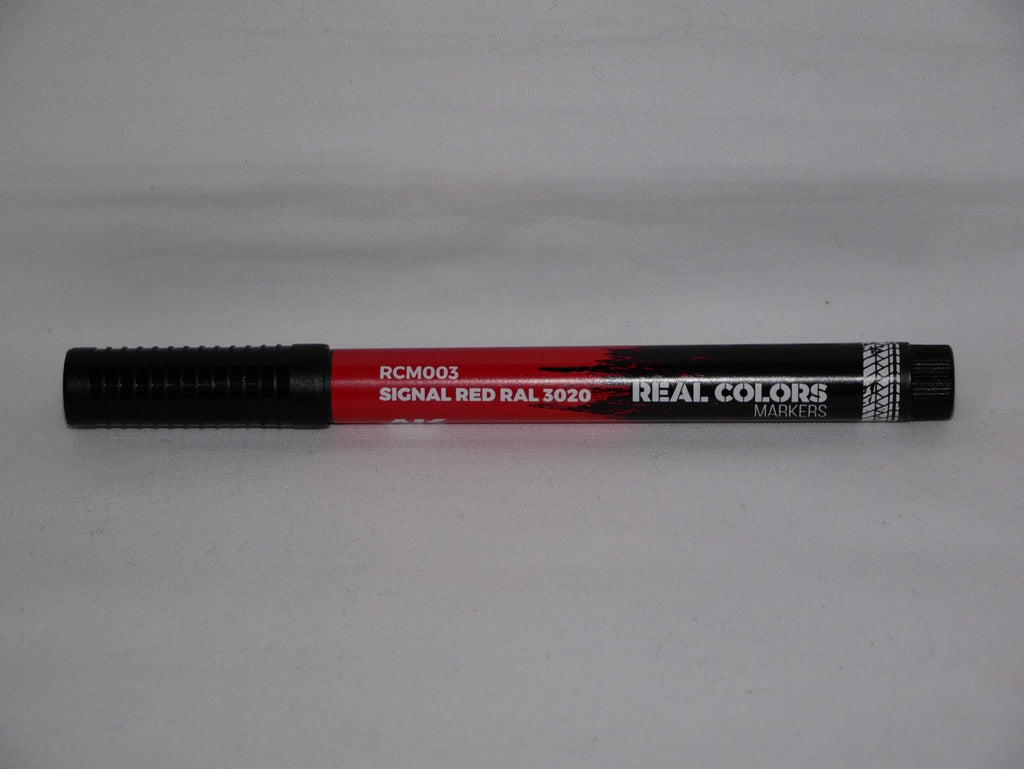 AK Interactive Real Colors Acrylic Fast Dry Markers Signal Red RAL 3020 - RCM003