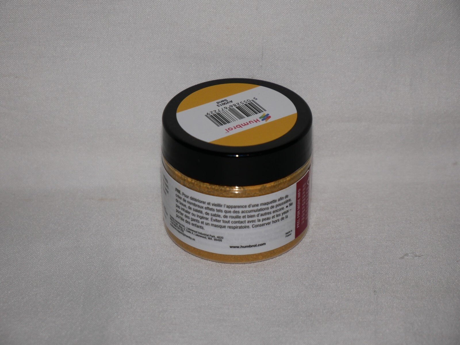 Humbrol Sand Weathering Powder 45ml Plastic Tub For Model Weathering - AV0013