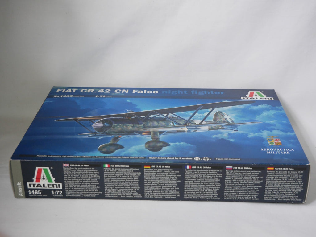 Italeri 1:72 Scale FIAT CR.42 CN Falco Night Fighter Plane Skill Level 2 - 1485