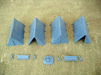 Renedra Limited Generic Scenery & Bases Ridge Tents & Access x4 Per Pack - RN2