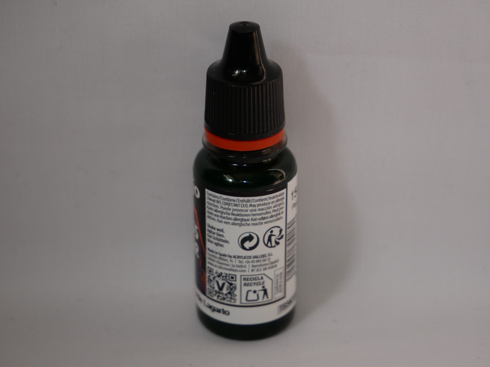 Vallejo Xpress Color Acrylics Lizard Green 18ml/0.6 fl oz Dropper Bottle 72.418