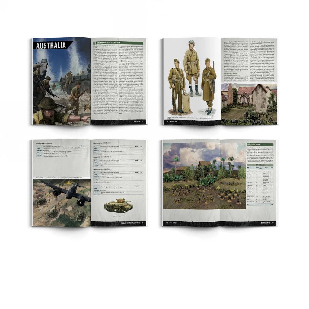Warlord Games Bolt Action Armies Of The British Commonwealth With Special Book Miniature  - 403205801