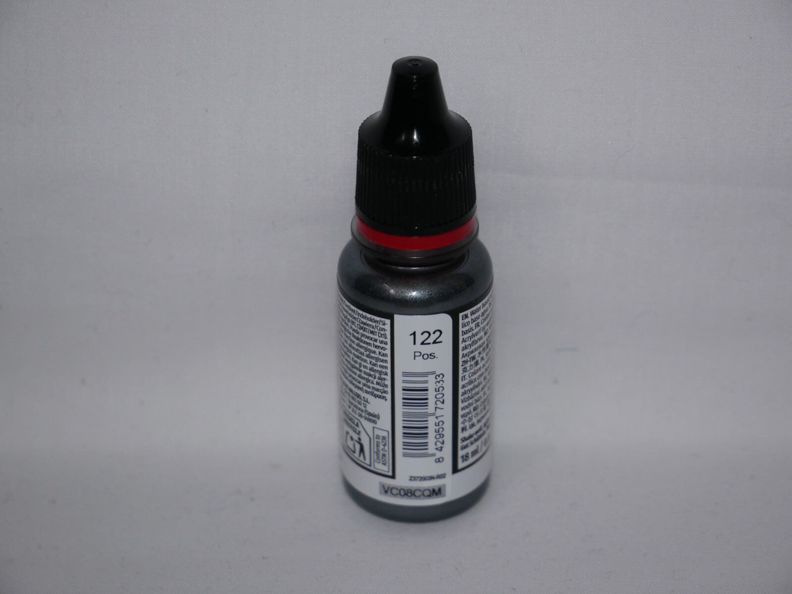 Vallejo Game Color Acrylic Metallics Chainmail Silver 18ml Dropper Bottle 72.053