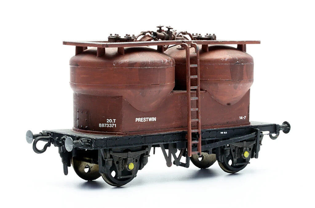 Dapol Kitmaster "OO/HO" 20t Twin Silo Cement Wagon Prestwin  C043
