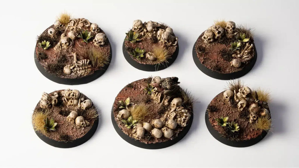 Gamers Grass Basing Bits Skulls & Bones For Wargaming Miniature Bases - GGBB-SBO