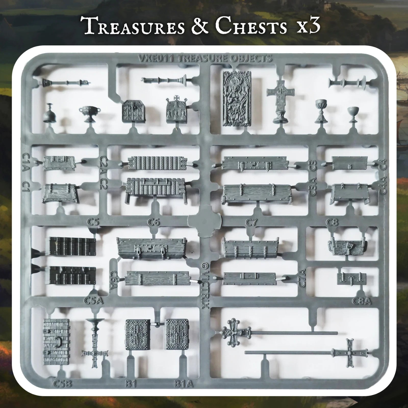 Victrix Pillage Ransack The Middle Ages 28mm Scale Treasure & Chests - VXE011