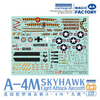 Magic Factory 1:48 Scale A-4M Skyhawk Light Attack Aircraft (2-1) Model Kit 5002