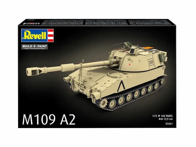 Revell 1:72 Scale M109 A2 Self Propelled Howitzer Model Kit Skill Level 4 03361