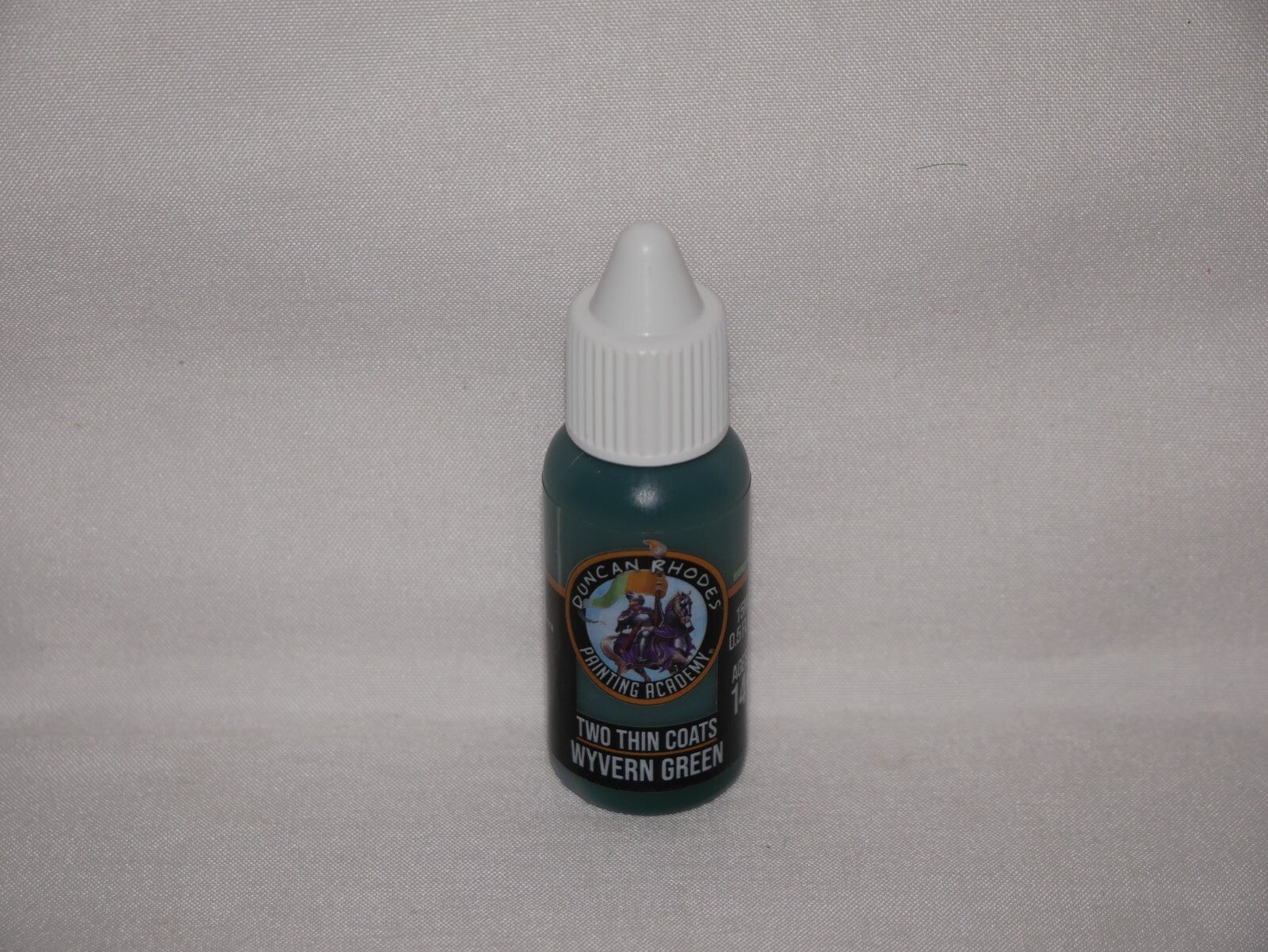 Duncan Rhodes Painting Academy 'Two Thin Coats' Wyvern Green 15ml Dropper 10013