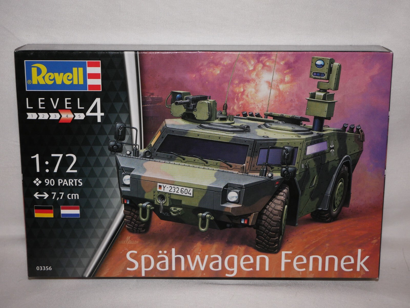 Revell 1:72 Spähwagen Fennek Armored Reconnaissance Vehicle Skill Level 4 - 03356