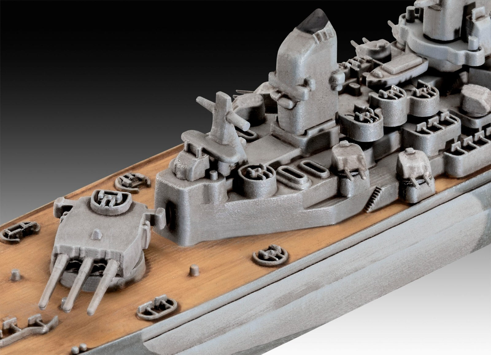 Revell 1:1200 USS New Jersey (BB-62) US Battleship Model Kit Skill Level 4 05183