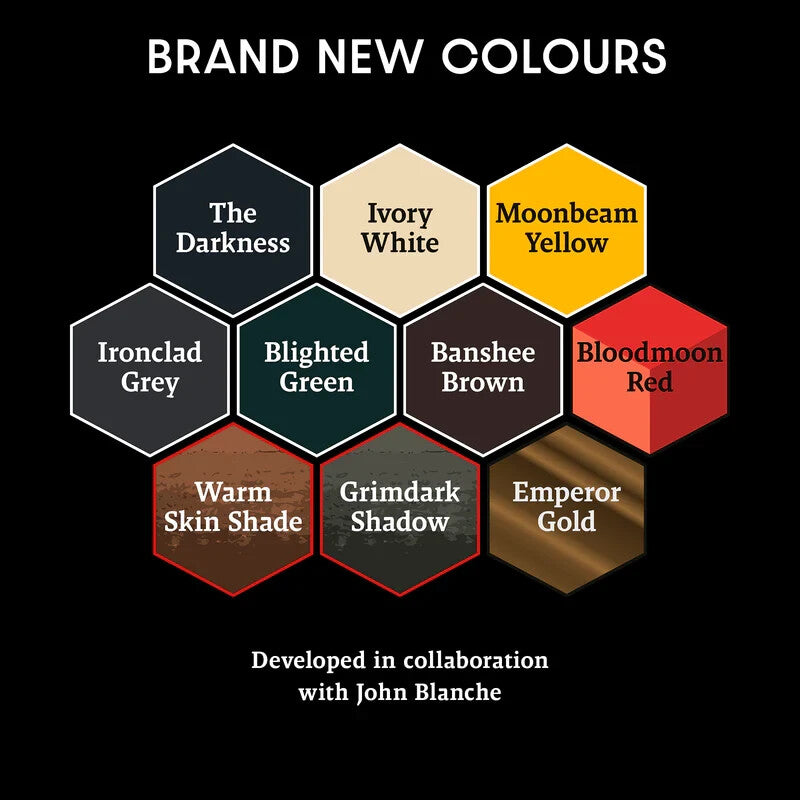 The Army Painter John Blanche Masterclass Volume 1 Paint Set (10 Colours) - WP8079