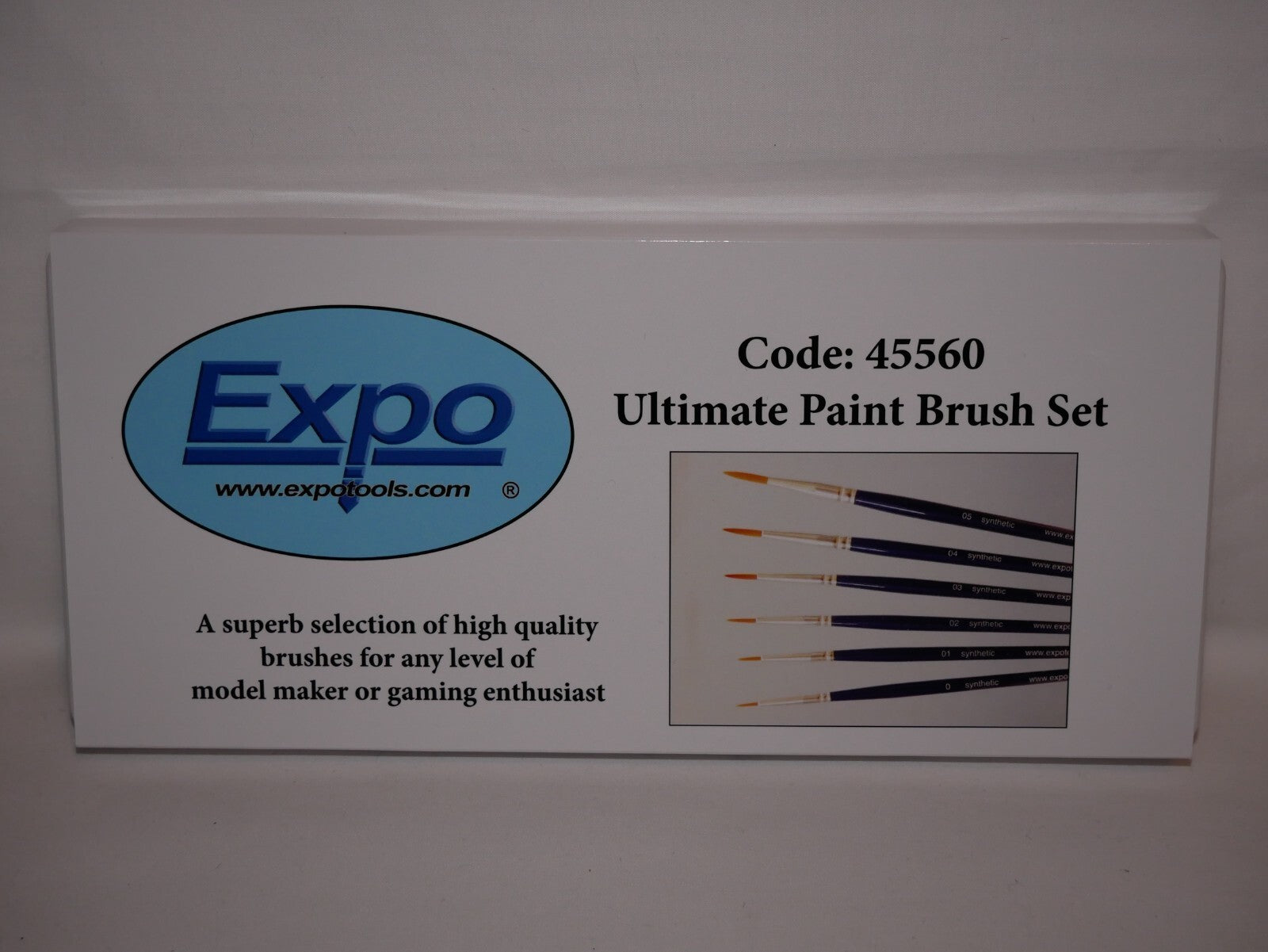Expo Tools Model & Wargaming Ultimate Synthetic Haired Paint Brush Set - 45560