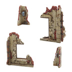 Warlord Games Konflikt 47 1:56 Scale Hard Plastic Ruined Buildings - 452000202