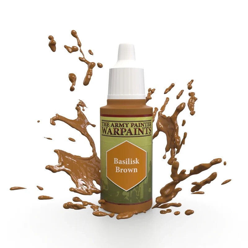 The Army Painter Acrylic Warpaints Basilisk Brown 18ml Dropper Bottle - WP1405
