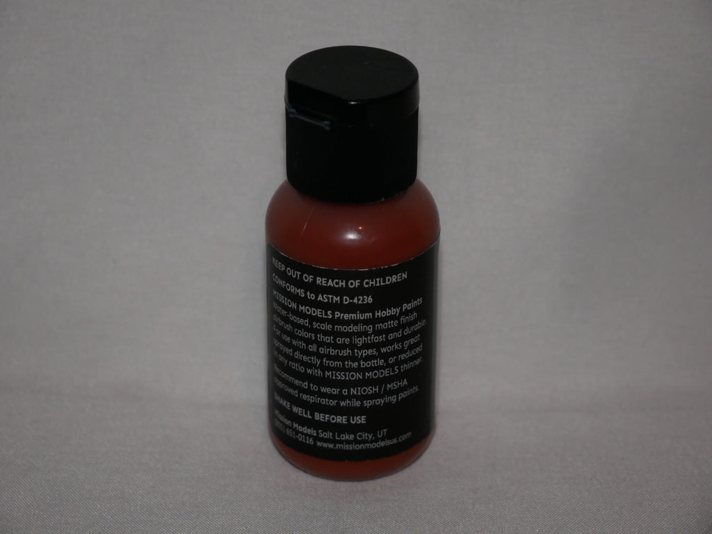 Mission Models Hobby Paints Standard Rust 30ml / 1fl.oz Bottle (MMW - 005)