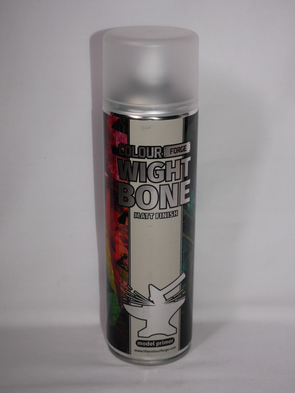 Colour Forge Wight Bone Matt Finish Model Primer 500ml Aerosol Rattle Spray Can