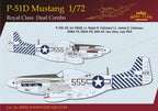 Eduard 1:72 Scale P-51D Mustang Dual Combo Set 'The Royal Class Edition' - R0021