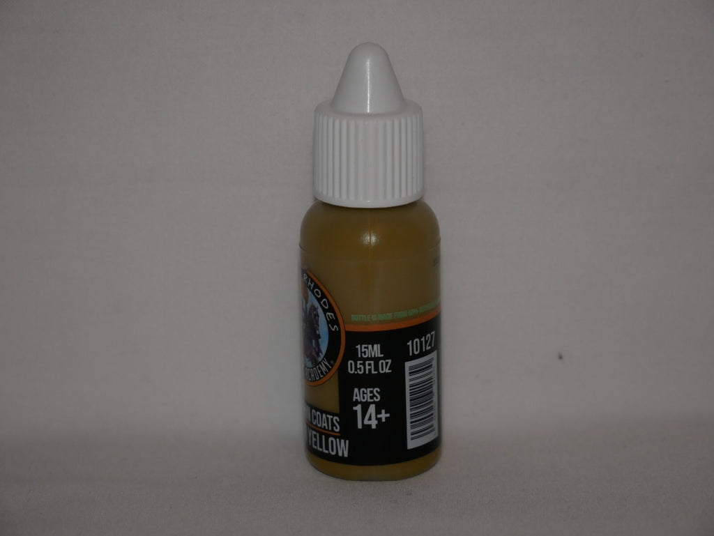 Duncan Rhodes Painting Academy Two Thin Coats Panzer Yellow 15ml Bottle - 10127