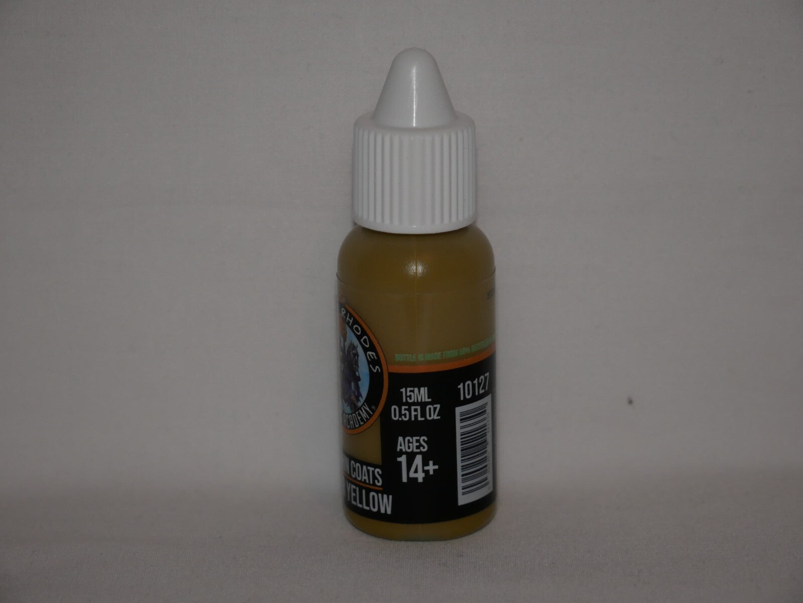 Duncan Rhodes Painting Academy Two Thin Coats Panzer Yellow 15ml Bottle - 10127