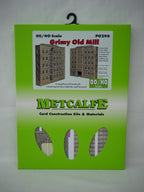Metcalfe Card Construction Kits & Materials OO/HO Scale Grimy Old Mill - PO290