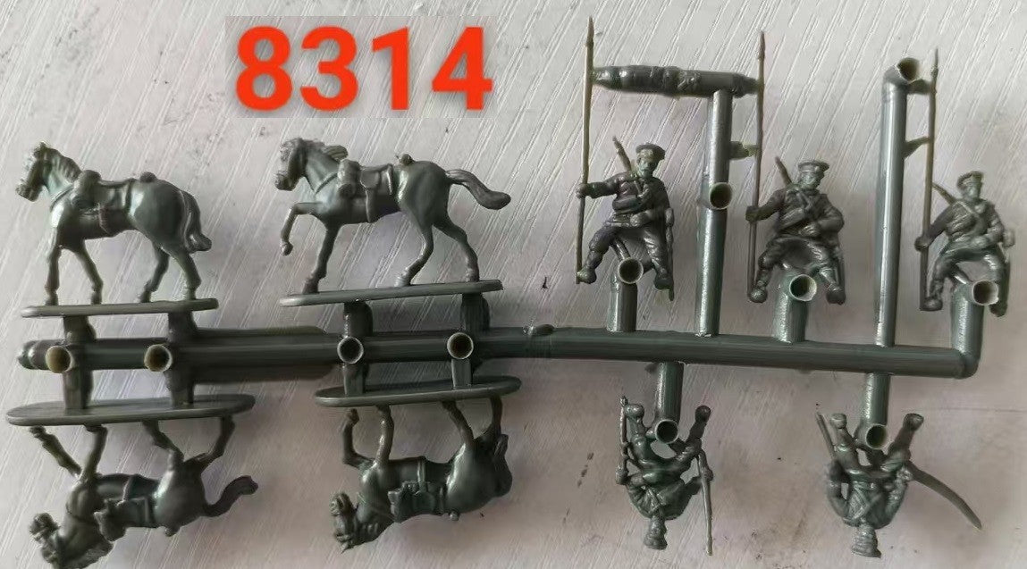 Hat Industrie 1:72 Scale World War 1 (WW1) Russian Cavalry Plastic Models - 8314