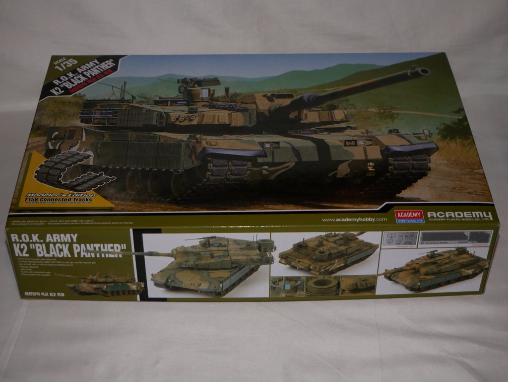Academy Hobby Model 1:35 Scale R.O.K Army K2 Black Panther Skill Level 4 - 13511