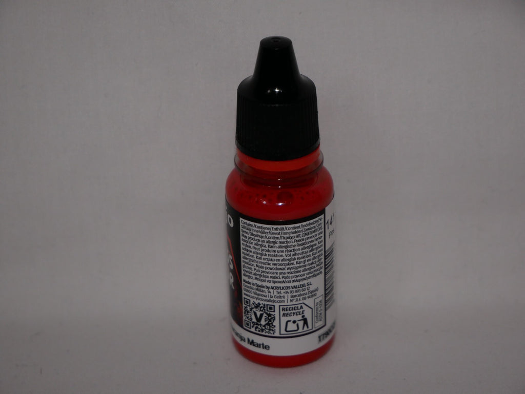 Vallejo Xpress Color Acrylic Martian Orange 18ml/0.6 fl oz Dropper Bottle 72.405