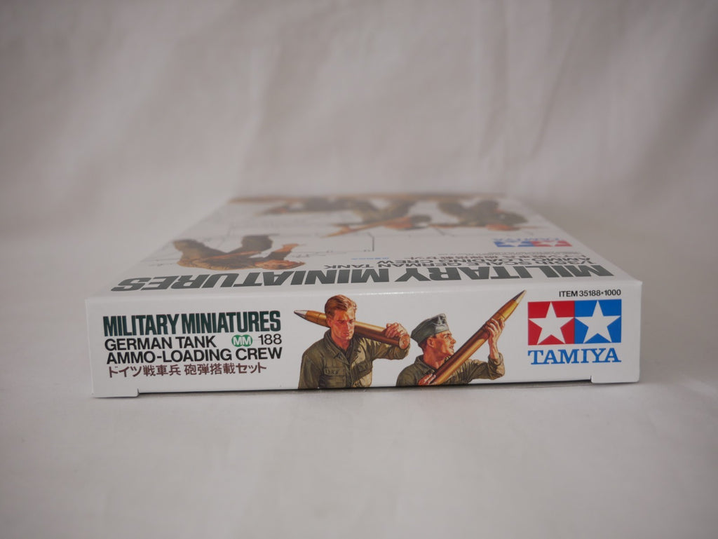 Tamiya Military Miniatures 1:35 Scale WWII German Tank Ammo Loading Crew - 35188