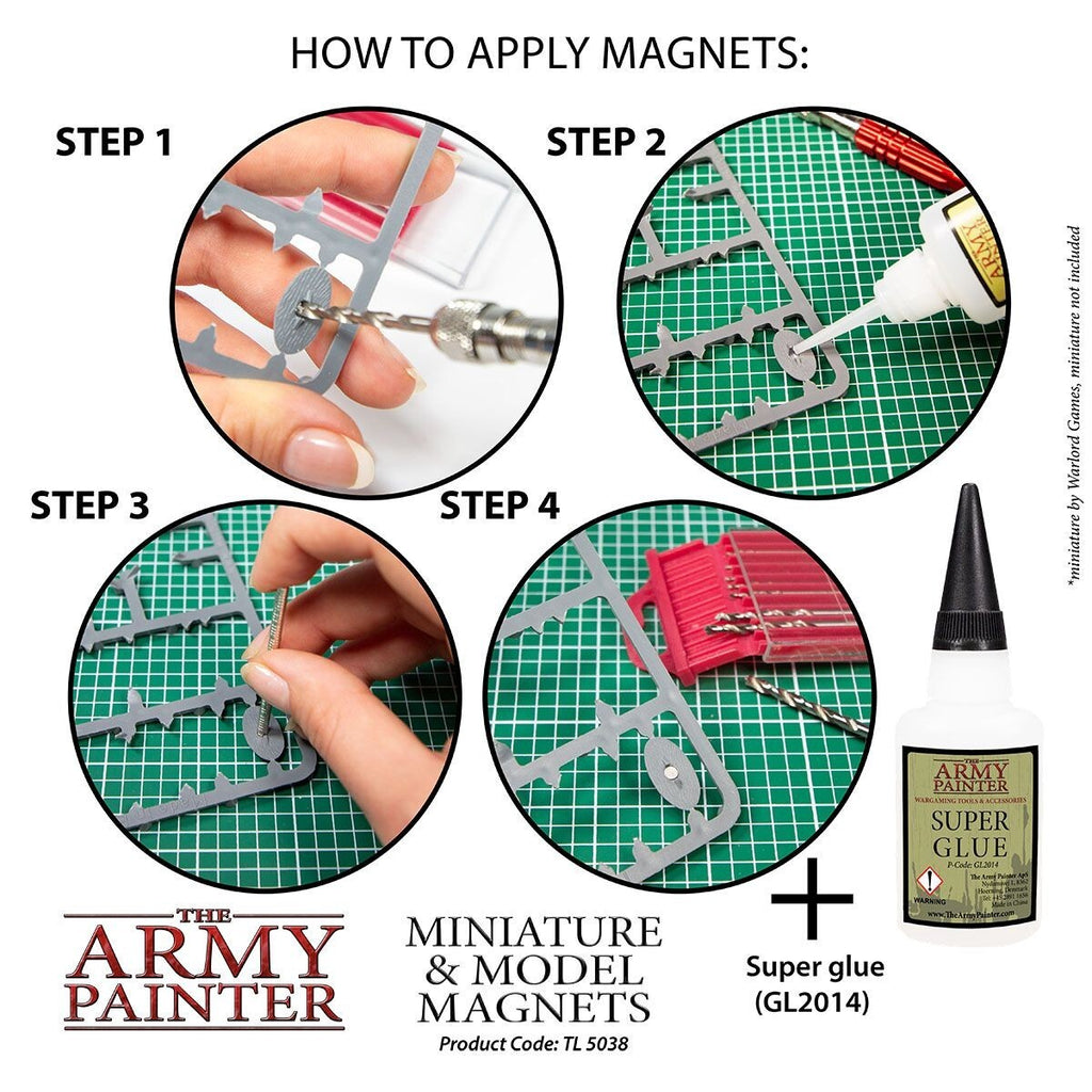 The Army Painter 3mm & 5mm Miniature & Model Magnets For Wargaming Models TL5038