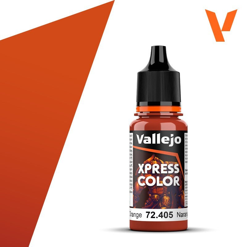 Vallejo Xpress Color Acrylic Martian Orange 18ml/0.6 fl oz Dropper Bottle 72.405