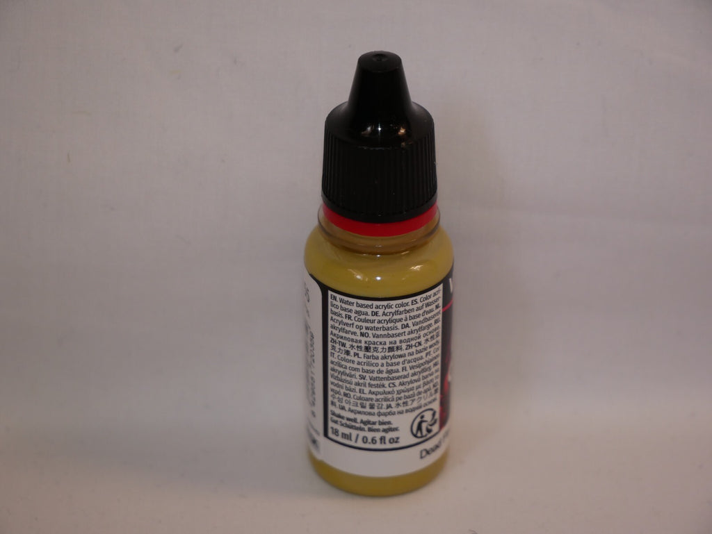 Vallejo Game Color Acrylic Dead Flesh White 18ml/0.6 fl oz Dropper Bottle 72.035