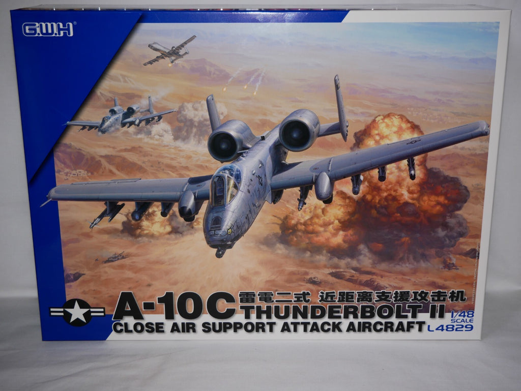 Great Wall Hobby 1:48 Scale USAF A-10C Thunderbolt II Attack Aircraft Kit L4829