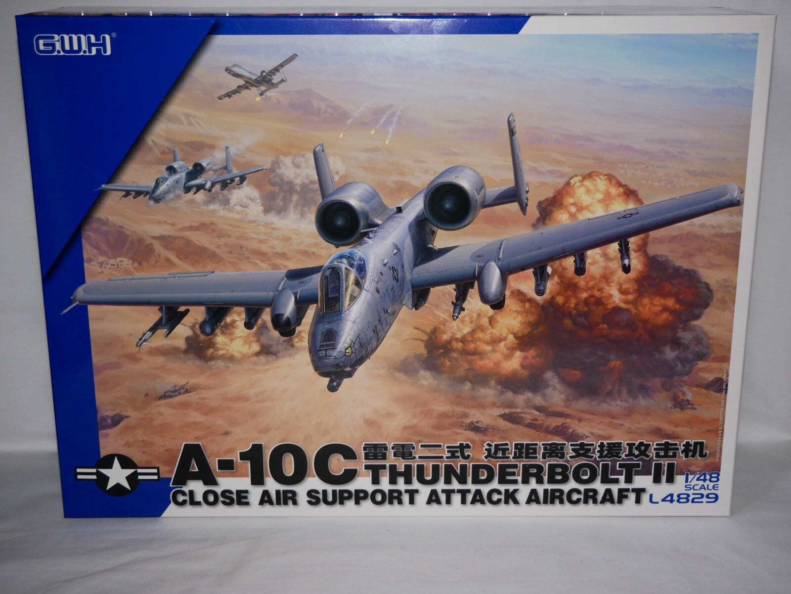 Great Wall Hobby 1:48 Scale USAF A-10C Thunderbolt II Attack Aircraft Kit L4829
