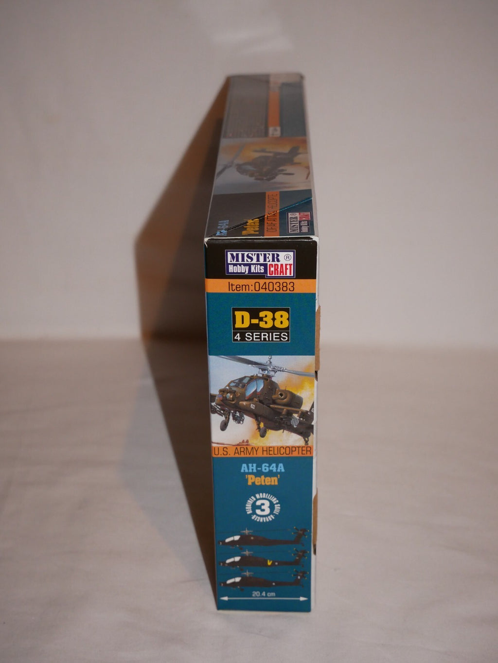 MisterCraft Hobby Kits 1:72 Scale (D-38) Boeing AH-64A 'Apache Peten' - 040383