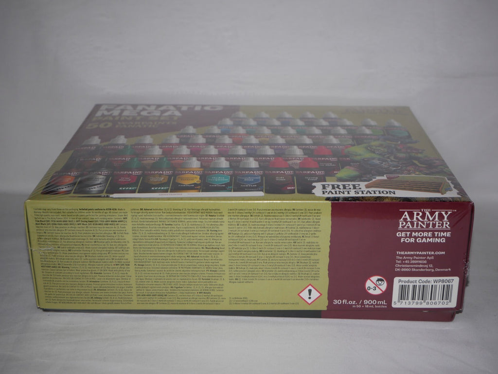 The Army Painter Warpaints Fanatic Range Mega Paint Set (50 Colours) - WP8067