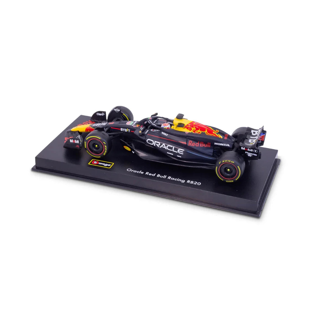 Burago 1:43 Oracle Redbull Racing RB20 Car With Max Verstappen Helmet #18-38098V