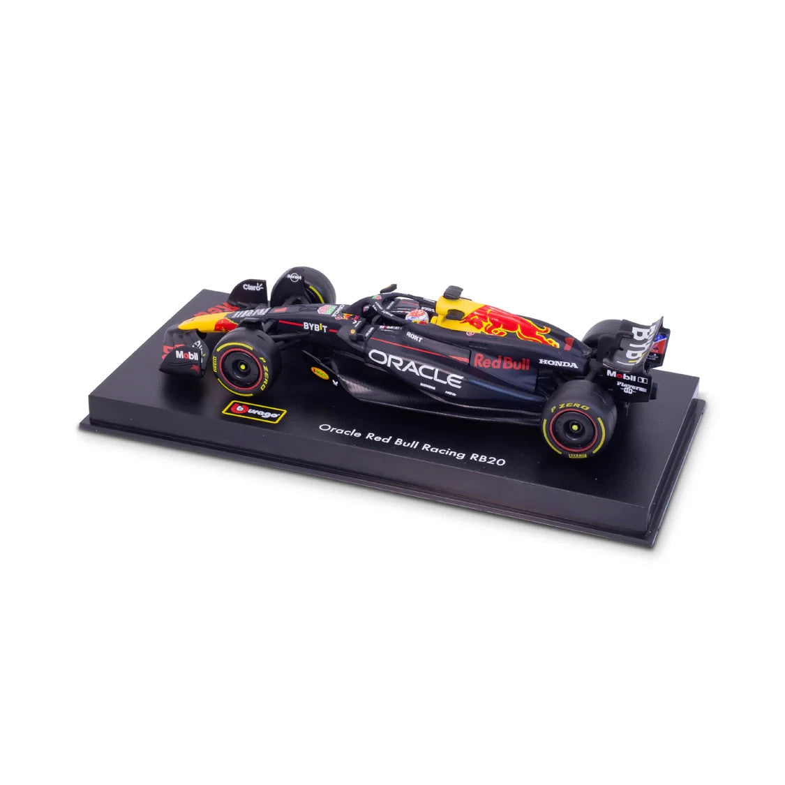 Burago 1:43 Oracle Redbull Racing RB20 Car With Max Verstappen Helmet #18-38098V