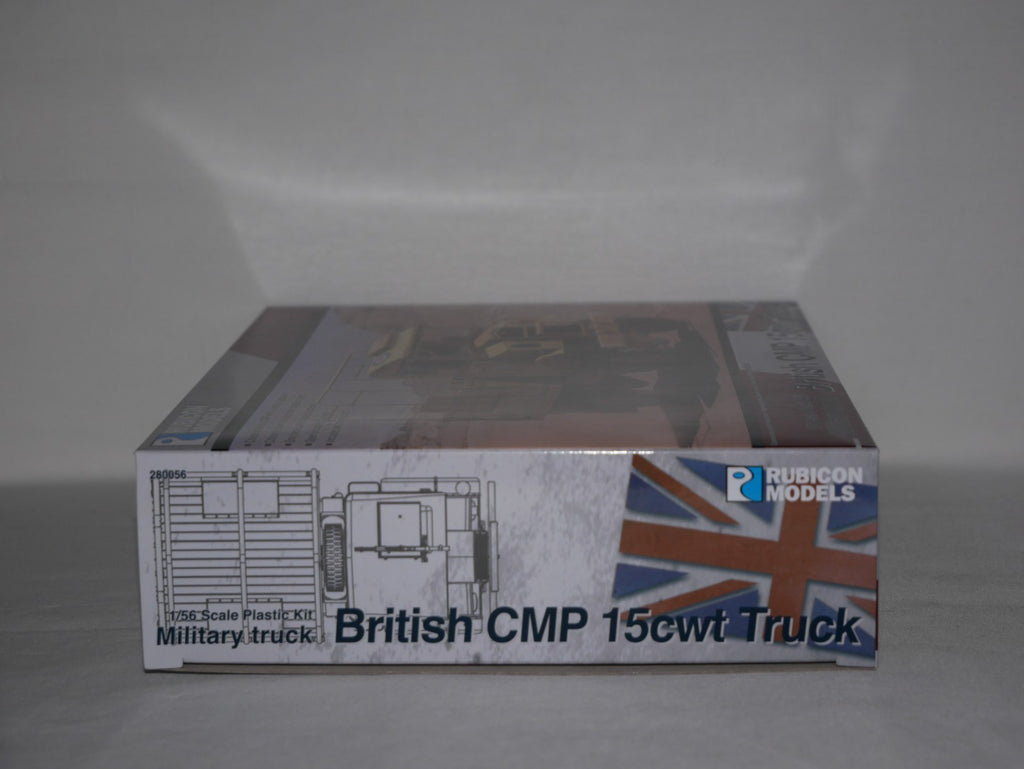 Rubicon Models 1:56 (28mm) Scale WWII British CMP 15cwt Military Truck - 280056