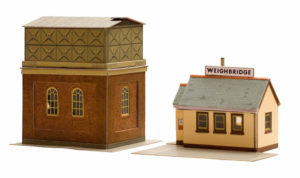 Superquick Kits 1:76 Scale Water Tower & Weigh House Scaled For OO & HO - SQA8