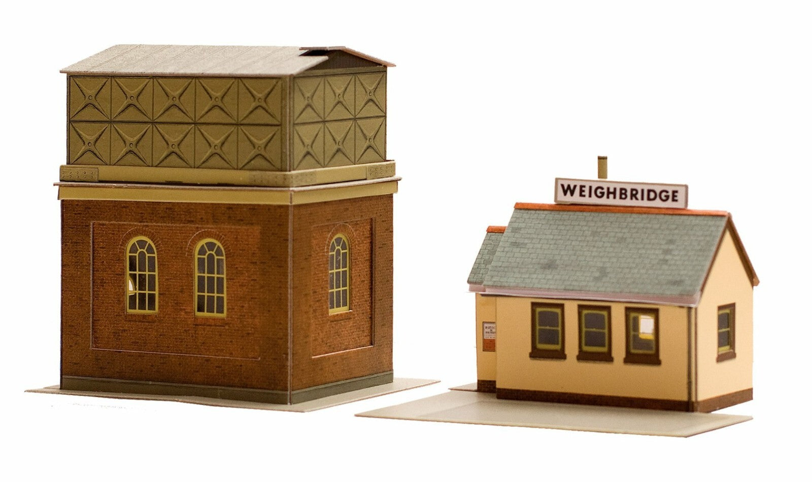 Superquick Kits 1:76 Scale Water Tower & Weigh House Scaled For OO & HO - SQA8