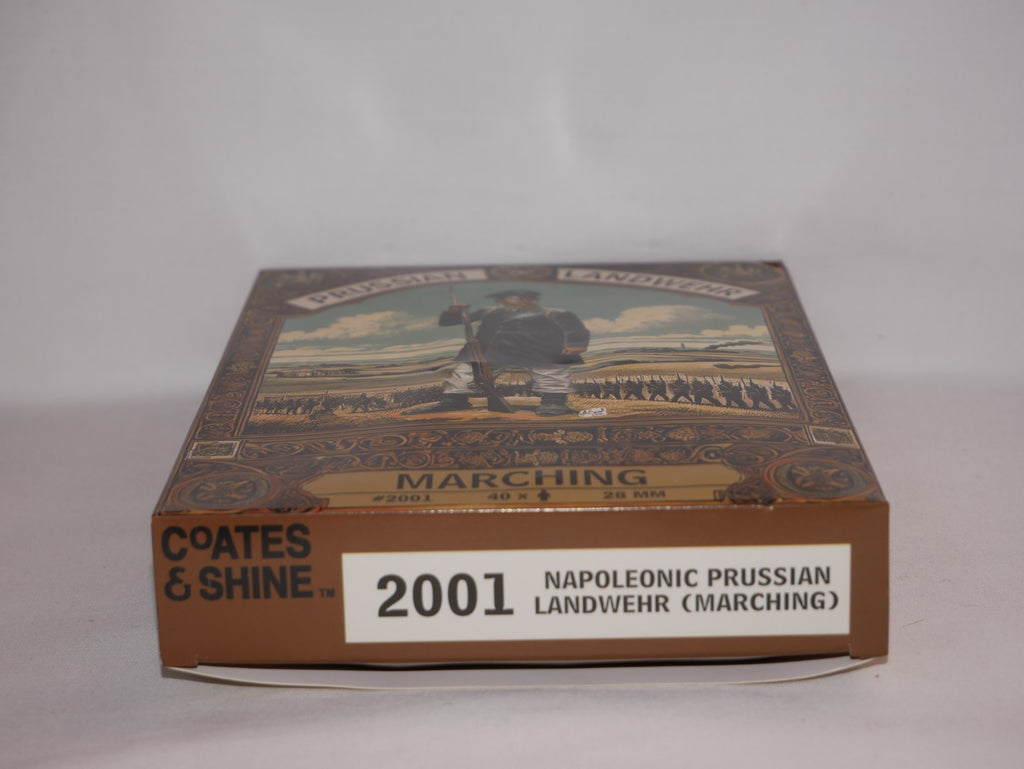 Hat Industrie 1:56 Scale Napoleonic Prussian Landwehr (Marching) Figures - 2001
