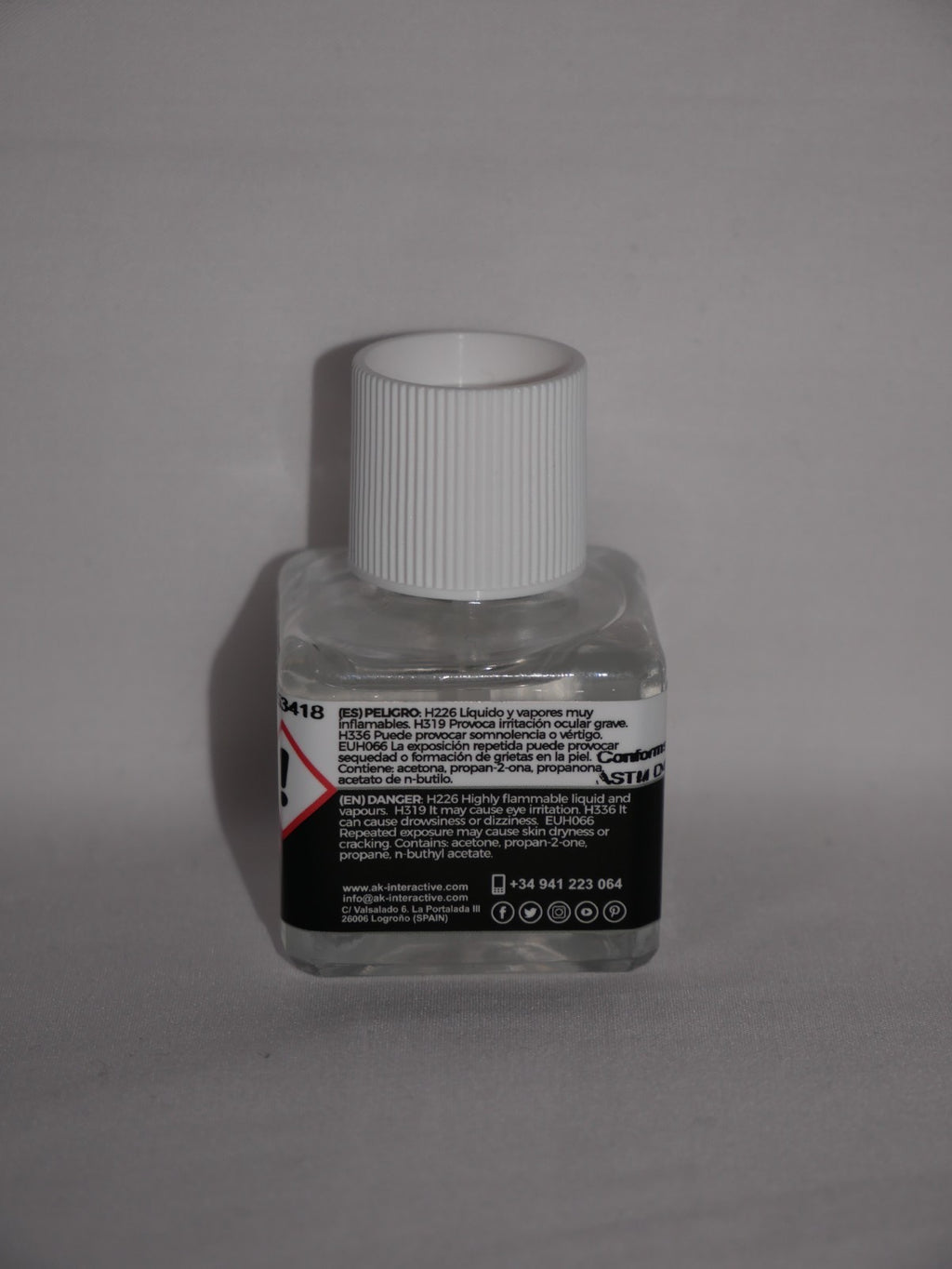 AK Interactive Ultra High Quality Plastic Cement Standard Density 40ml - AK12003